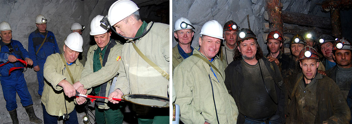 Сбойка шахт «Центральная» и «Восточная», 2008 г.