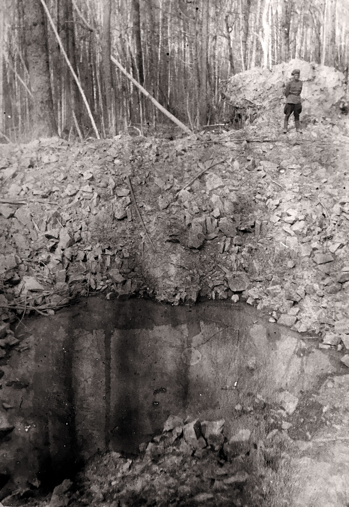 Рис. 5. Фото с места, куда упал метеорит