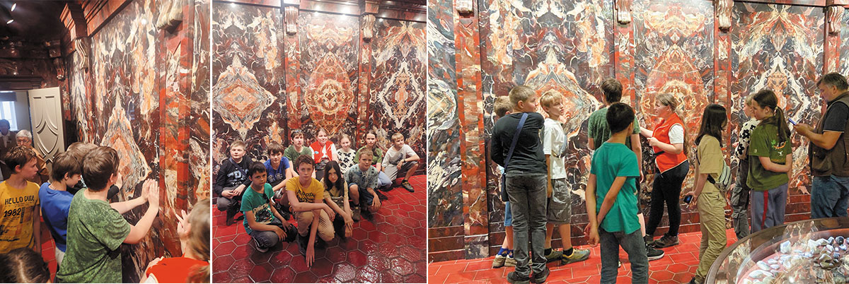 Рис. 19. В Яшмовой комнате, г. Оренбург