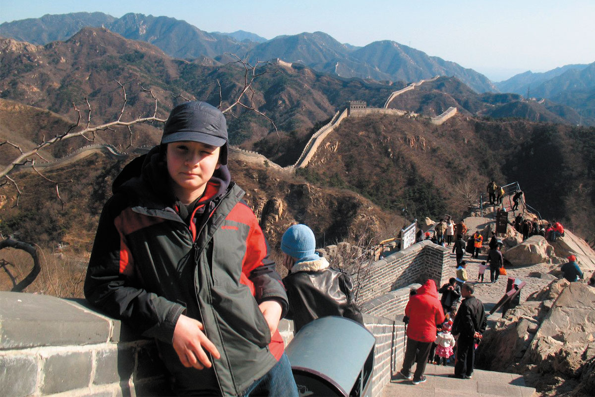 Рис. 5. На экскурсии по Великой Китайской стене