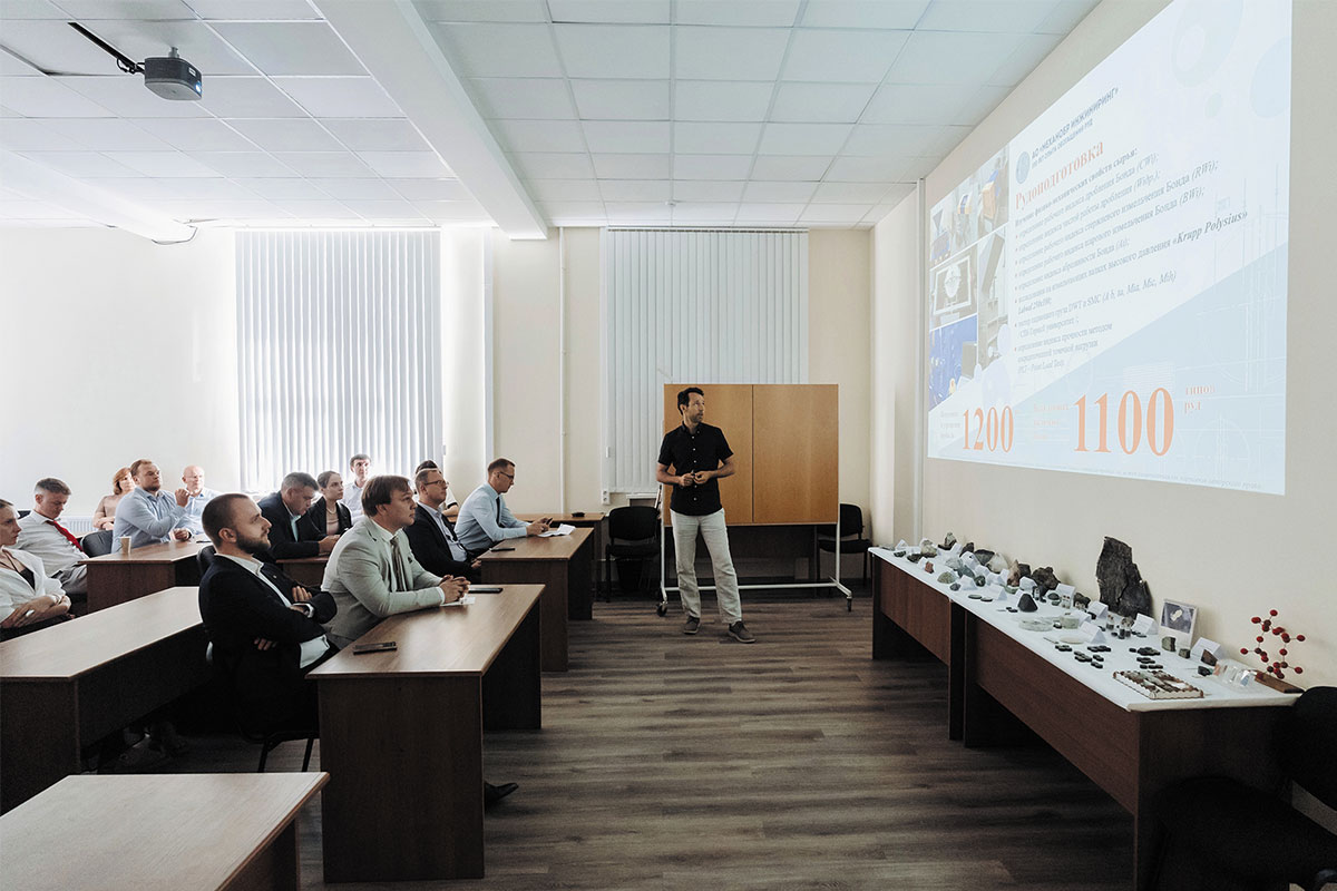 Выступления с докладами, посвященными деятельности АО «Механобр инжиниринг»