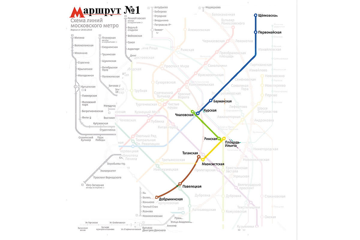 Рис. 19. Познавательный маршрут
