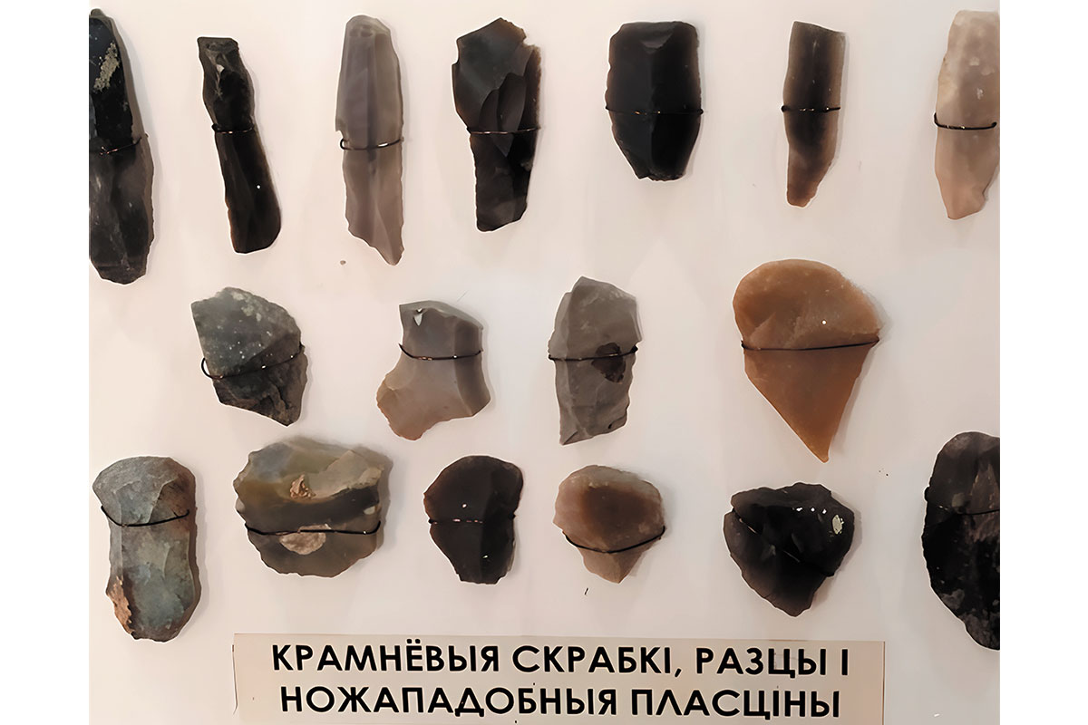 Рис. 10. Орудия труда из Мозырского замка. Фото Артемия Дудко